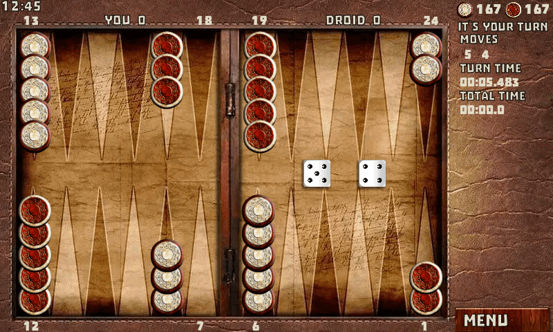 Old English Backgammon