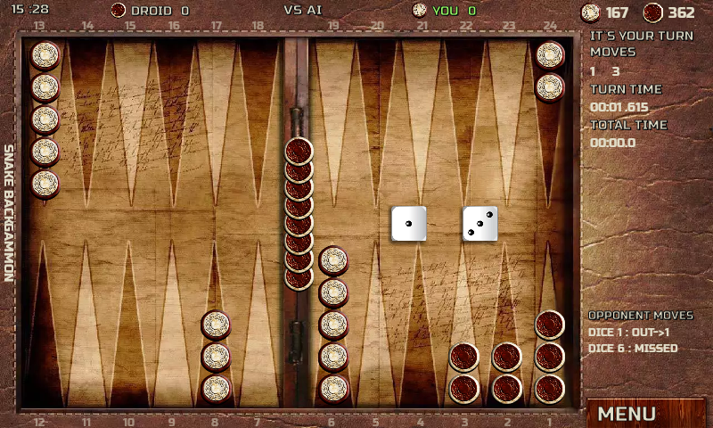 SNAKE BACKGAMMON